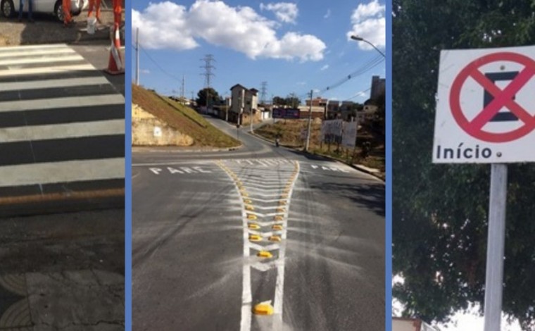 Sete Lagoas garante manutenção contínua da sinalização horizontal e vertical no trânsito da cidade