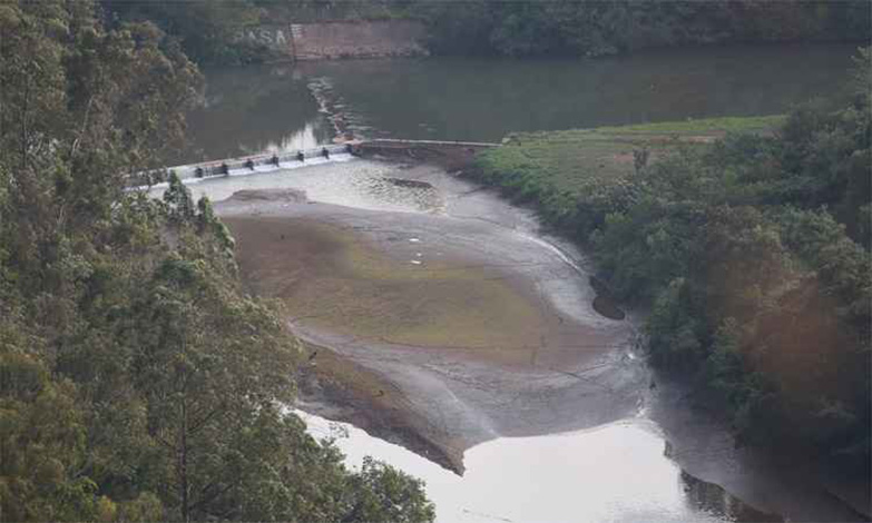 Rio das Velhas apresenta nível crítico de vasão