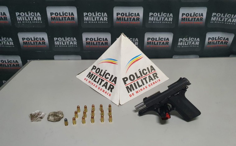  Polícia Militar apreende arma de fogo e drogas em festa no bairro Montreal em Sete Lagoas