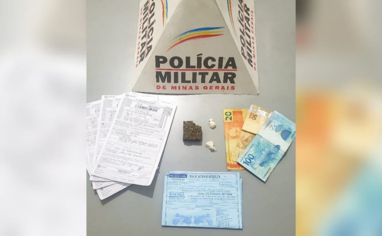 Após perseguição policial, homem em prisão domiciliar é preso por tráfico de drogas em Sete Lagoas