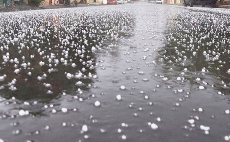 Temporais com granizo podem atingir Sete Lagoas e 252 cidades de Minas Gerais