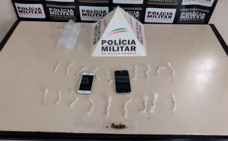 Polícia Militar apreende drogas e prende suspeito de tráfico no bairro Dom Cirilo em Paraopeba