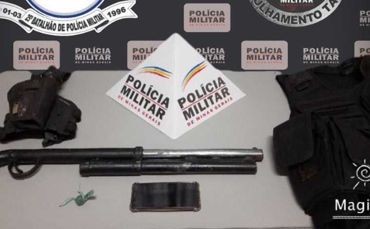 Menor é apreendido com arma de fabricação caseira no bairro Itapuã, em Sete Lagoas