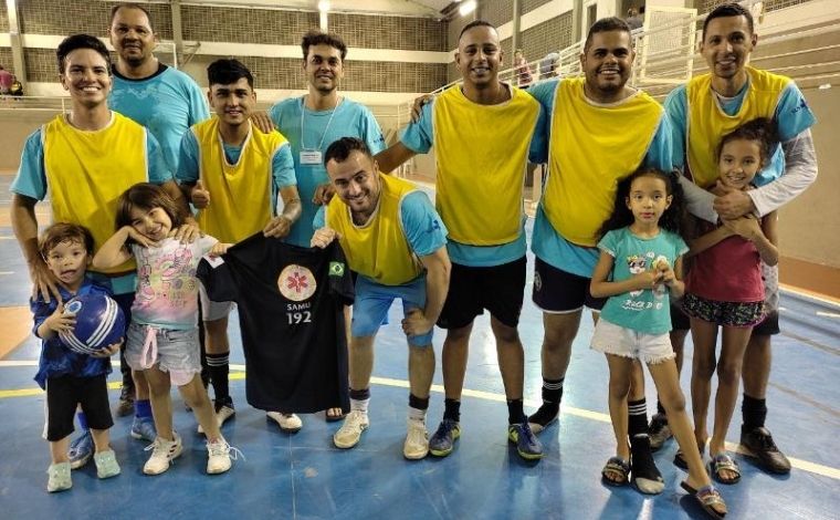 Futebol entre servidores da saúde encerra campanha Novembro Azul em Sete Lagoas