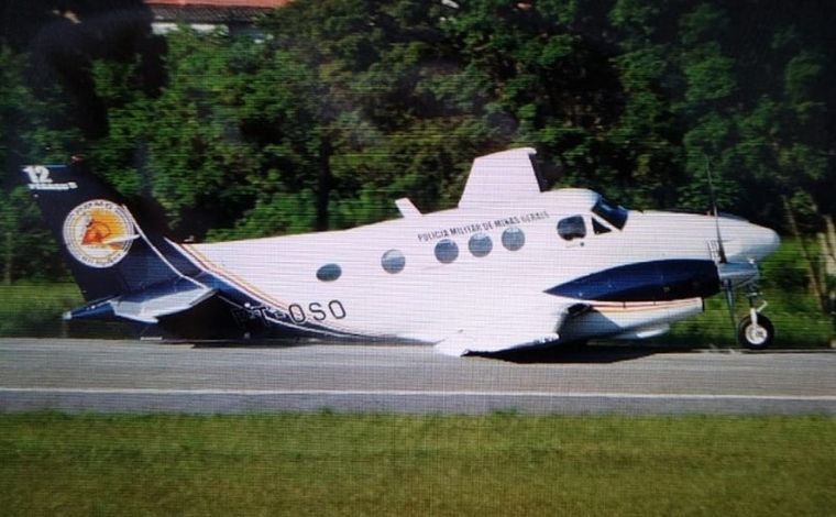 Avião da Polícia Militar faz pouso forçado no aeroporto da Pampulha e pista precisa ser fechada