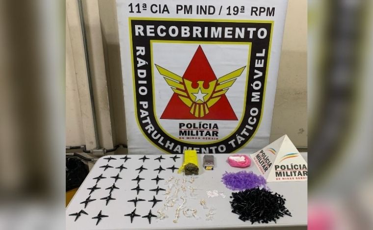 Polícia Militar apreende grande quantidade de drogas em Pedro Leopoldo