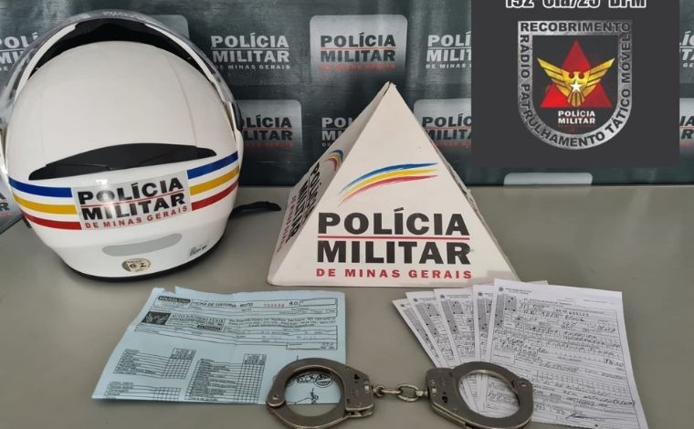 Após perseguição policial, motociclista é preso no Barreiro em Sete Lagoas