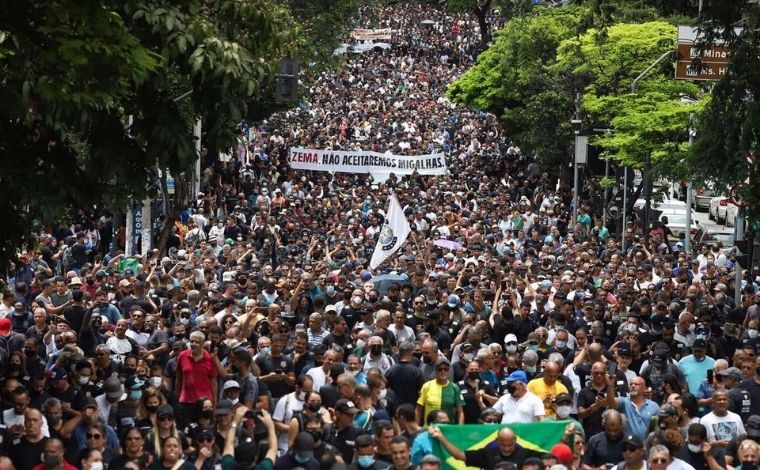 Servidores da segurança pública entram em greve em Minas Gerais
