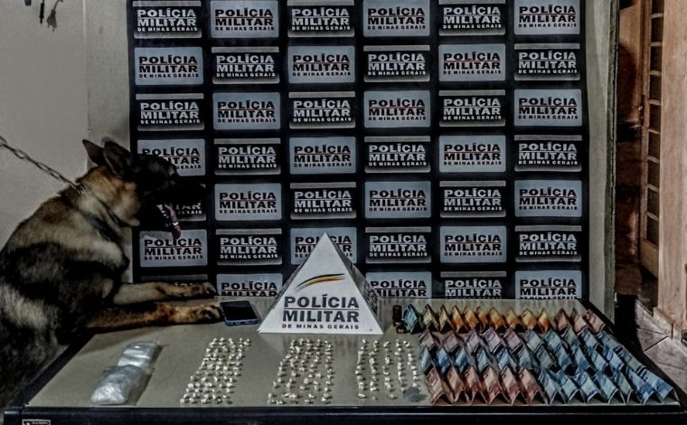 Após cumprir mandado de busca e apreensão, PM prende suspeito de tráfico de drogas em Paraopeba 