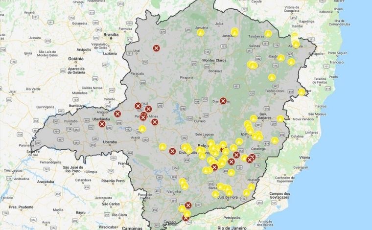 Vai viajar no Carnaval? Veja os 115 pontos de interdição em estradas de Minas Gerais