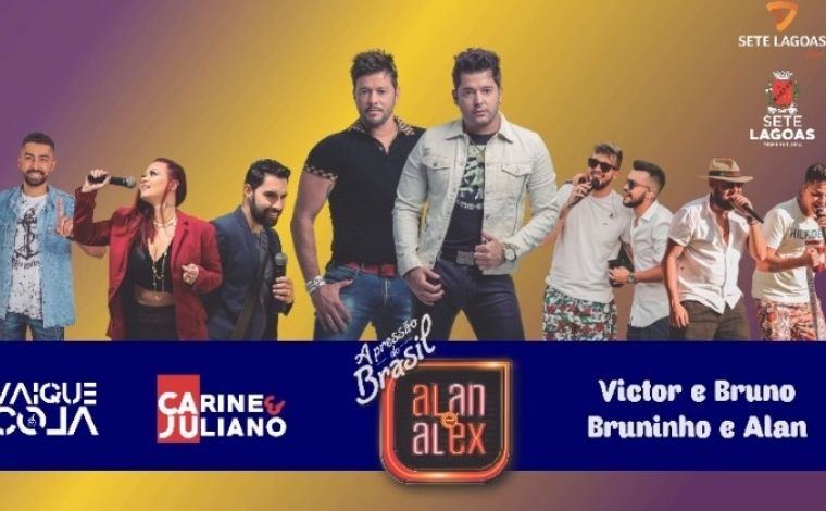 Com show da dupla Alan e Alex, Sete Lagoas divulga programação da ‘Festa do Trabalhador 2022’