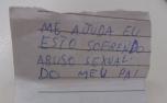 Menina de 10 anos escreve bilhete denunciando padrasto por abuso sexual; homem foi preso