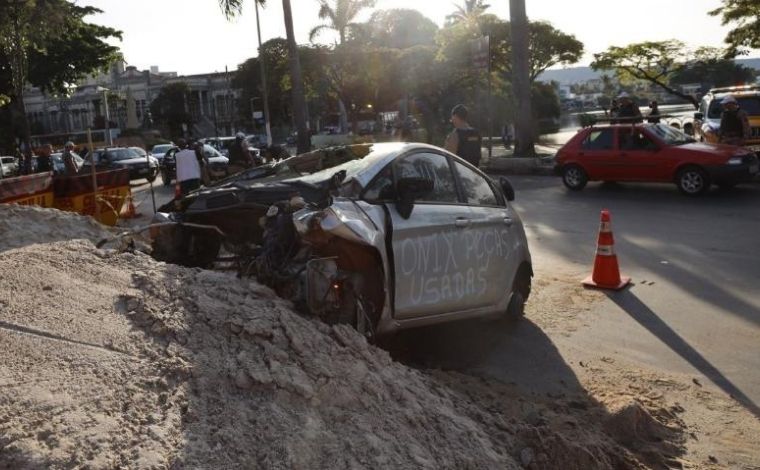 Campanha Maio Amarelo realiza ação de grande impacto na região central de Sete Lagoas