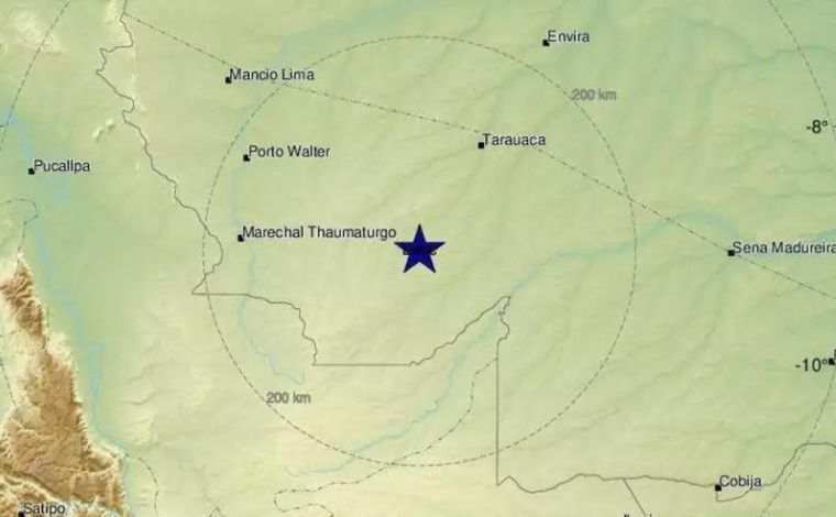 Terremoto de magnitude 6,5 atinge região norte do Brasil; esse é o 2° maior sismo registrado no país