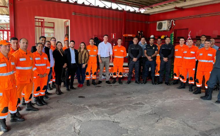 5ª Cia BM de Sete Lagoas recebe kits emergenciais de mergulho, salvamento em altura e terrestre