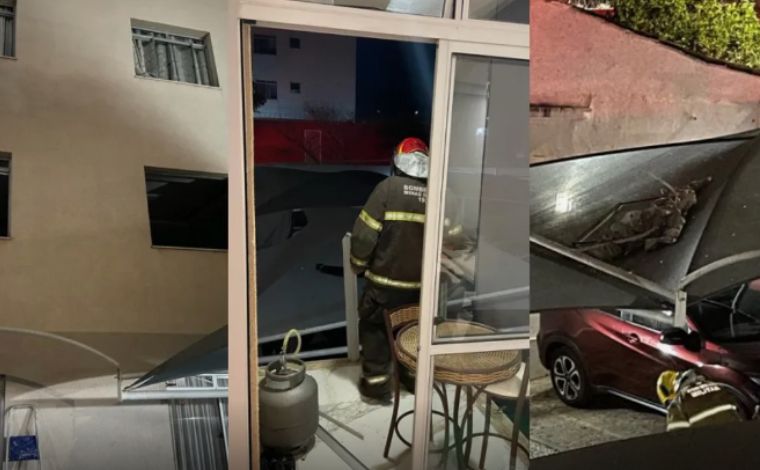 Botijão de gás explode dentro de apartamento e deixa duas pessoas feridas na Grande BH