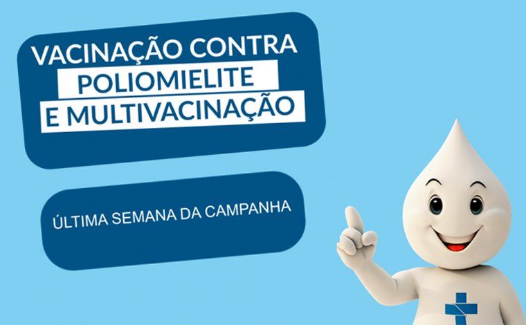 Dia Mundial de Combate à Poliomielite marca fim da campanha de vacinação no estado