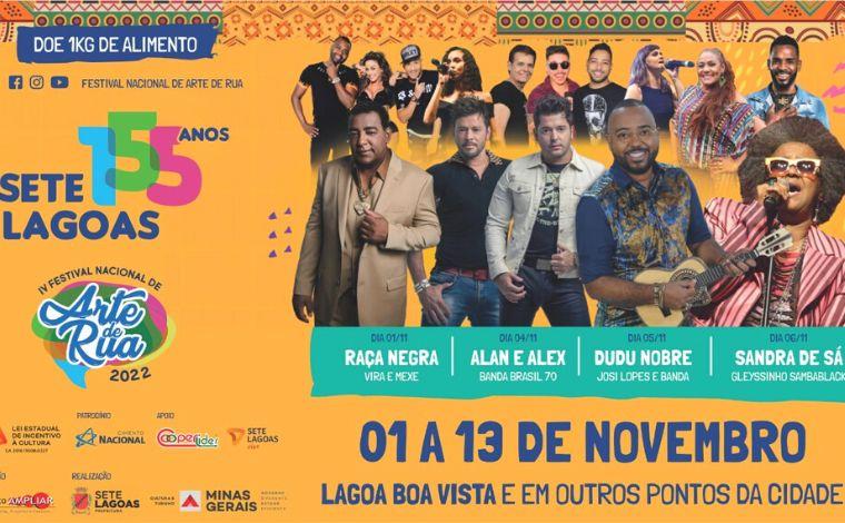 Aniversário de Sete Lagoas: ingressos para shows serão trocados por alimentos; veja ponto de troca