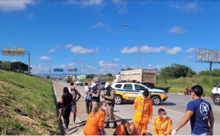 Homem morre em acidente envolvendo motociclista inabilitado na MG-010, em Vespasiano