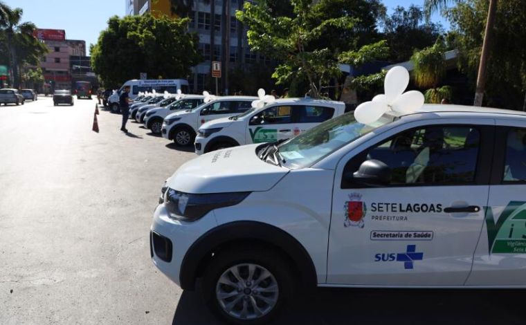 Setores da saúde de Sete Lagoas ganham reforço com entrega de 10 novos veículos