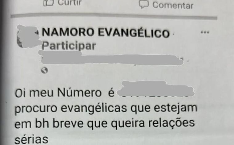 Polícia investiga suspeito de usar grupos de ‘namoro gospel’ para estuprar mulheres em BH