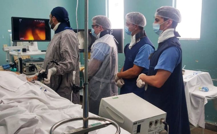 Hospital Municipal realiza cirurgia endoscópica inédita para retirada de coledocolitíase