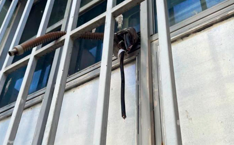 Criminosos furtam condensadores de ar condicionado de UTI do Hospital Municipal de Sete Lagoas