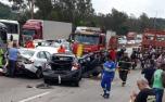 Sobe para seis o número de mortos em engavetamento na BR-381, na Grande BH