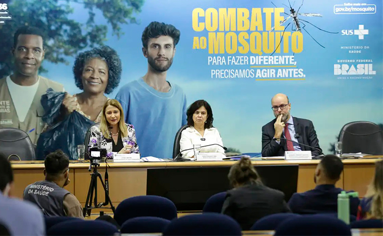 Saúde prevê epidemia de dengue no Centro-Oeste, ES e MG em 2024