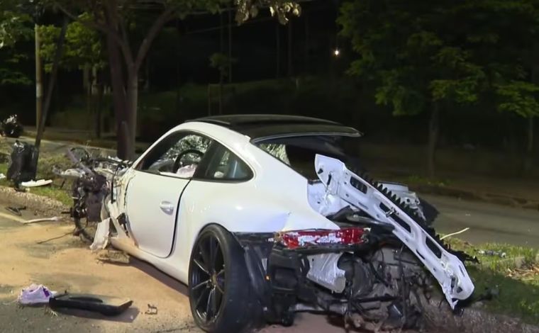 Vídeo mostra momento do acidente com Porsche que deixou um morto em Belo Horizonte