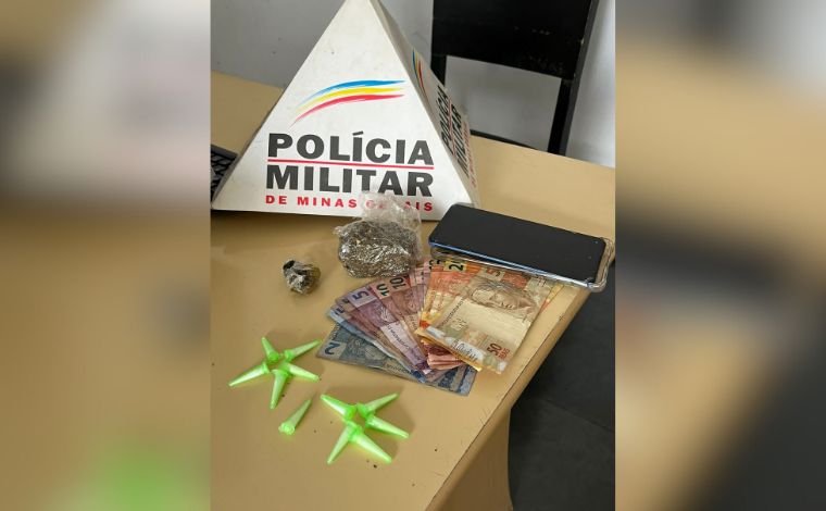 Polícia Militar prende suspeito de tráfico de drogas no bairro Progresso em Sete Lagoas 