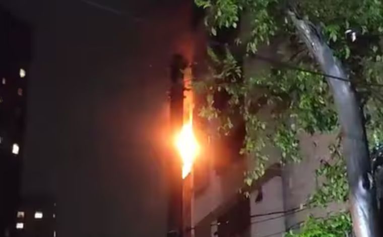 Vídeo: Idosa de 76 anos morre após incêndio em apartamento na região Centro-Sul de BH