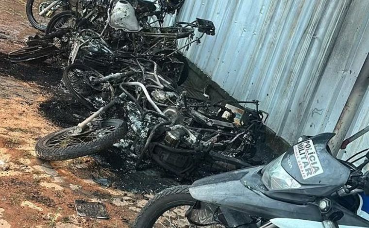 Vídeo: Incêndio destrói motocicletas da PM na Estação São Gabriel em BH; suspeito foi preso