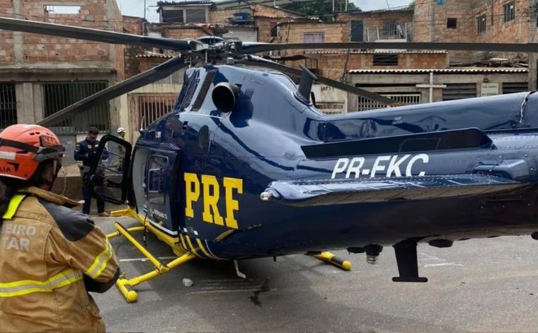 Morre motorista resgatado por helicóptero da PRF que fez pouso forçado em Belo Horizonte 