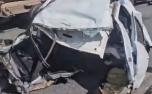 Vídeo: Motorista morre após carro bater em coluna de sustentação e se partir ao meio na Grande BH