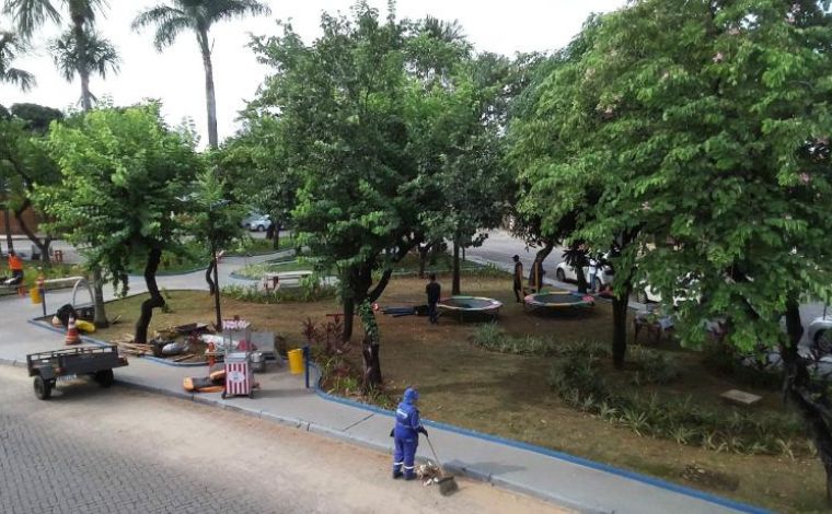 Praça Expedicionário Jovelino Cândido é reinaugurada em Sete Lagoas com wi-fi grátis para visitantes