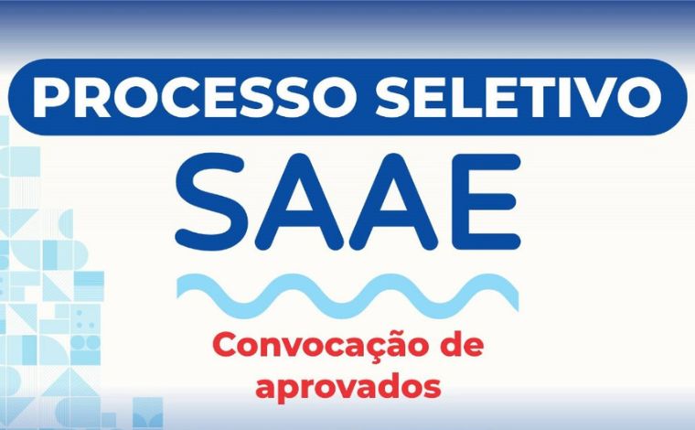 SAAE faz primeira convocação de aprovados no processo seletivo em Sete Lagoas 