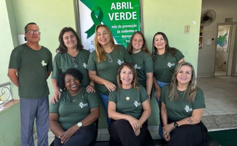 Foto: DivulgaÃ§Ã£o/PMSL - No Abril Verde, mÃªs da prevenÃ§Ã£o de acidentes e doenÃ§as no trabalho, a unidade da Secretaria Municipal de SaÃºde recebeu a pontuaÃ§Ã£o mÃ¡xima em anÃ¡lise realizada pelo MinistÃ©rio da SaÃºde