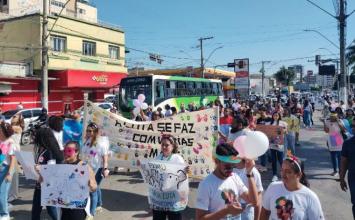 Desfile em alusão ao Dia da Luta Antimanicomial movimenta região central de Sete Lagoas