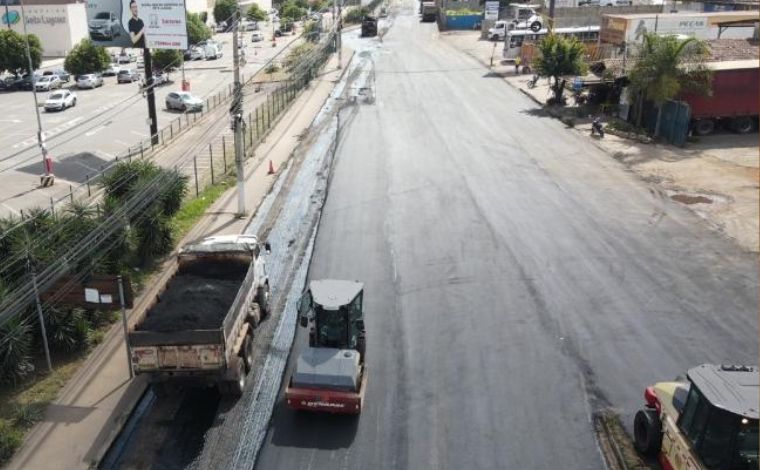 Avenida Otávio Campelo Ribeiro é revitalizada em Sete Lagoas com novo asfalto em toda extensão