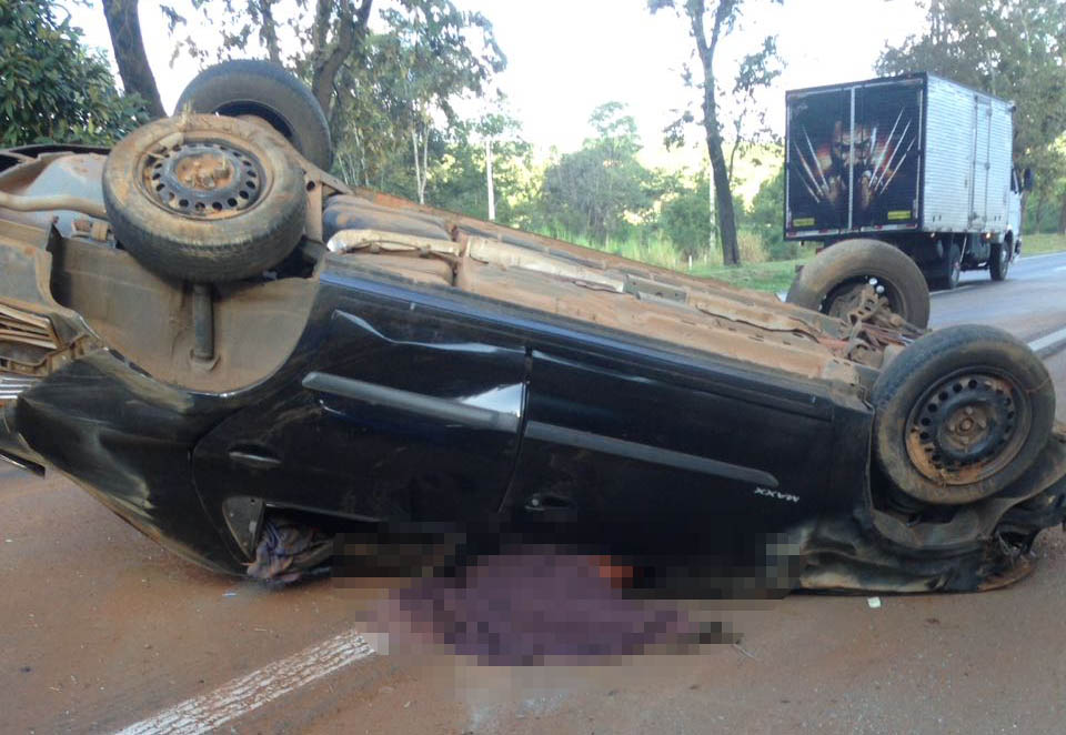 Acidente na BR 040 deixa uma pessoa morta em Caetanópolis