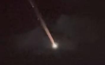Vídeo: Clarão luminoso visto em Minas Gerais pode ter sido fragmento de foguete lançado em 2014