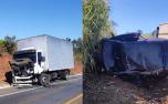 Pai morre e filha fica ferida após colisão entre carro e caminhão na BR-365, em MG