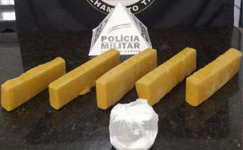 Jovem é preso transportando drogas de Sete Lagoas a Diamantina em ônibus interceptado em Gouveia