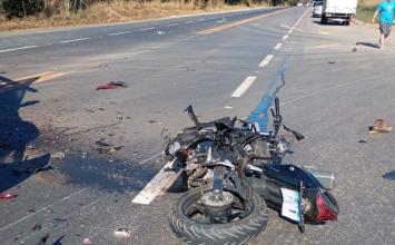Duas pessoas morrem em acidente entre moto e caminhonete na MG-231, entre Paraopeba e Cordisburgo