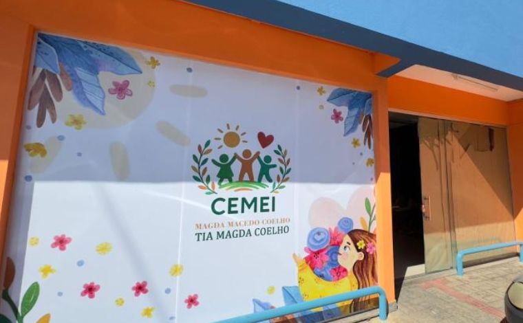 Foto: DivulgaÃ§Ã£o/PMSL - A nova unidade Ã© mais um importante avanÃ§o na infraestrutura educacional do municÃ­pio e presta uma justa homenagem Ã  educadora Magda Macedo Coelho, conhecida como âTia Magdaâ