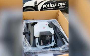 Drone avaliado em R$ 180 mil é recuperado pela Polícia Civil em Sete Lagoas