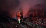 Incêndio em madeireira mobiliza Corpo de Bombeiros em Matozinhos