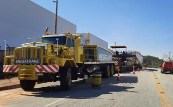 Transporte de transformador de 594 toneladas altera trânsito na BR-040 entre BH e Juiz de Fora