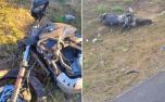 Corpo de motociclista é encontrado em vala após acidente na rodovia MG-424